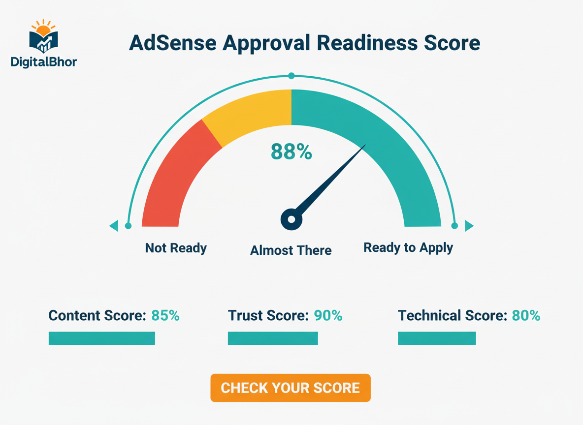 AdSense approval requirements checklist