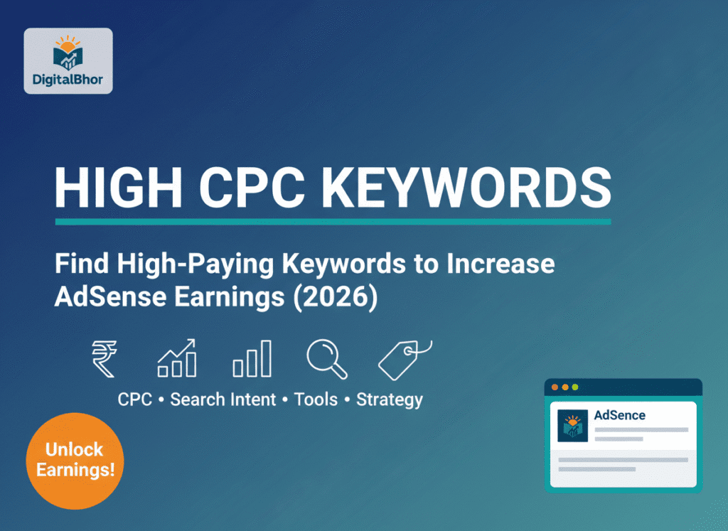 High CPC Keywords कैसे ढूंढें infographic