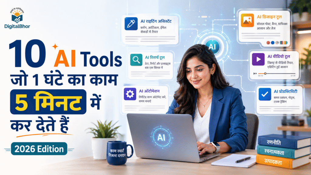 AI Tools 2026 content creation dashboard