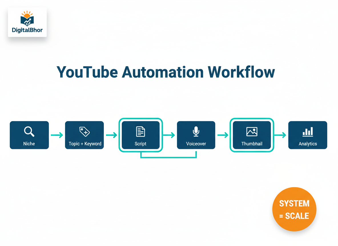 YouTube automation channel types niches