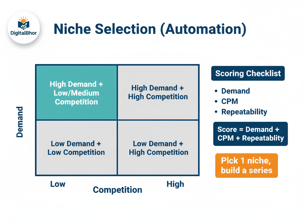 YouTube Automation Channel क्या है infographic