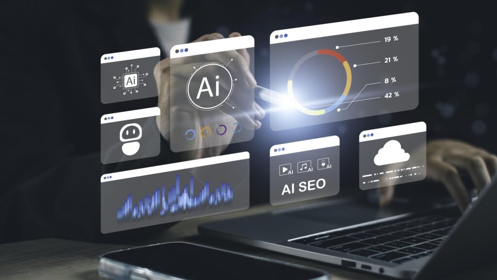 AI SEO vs Traditional SEO comparison infographic