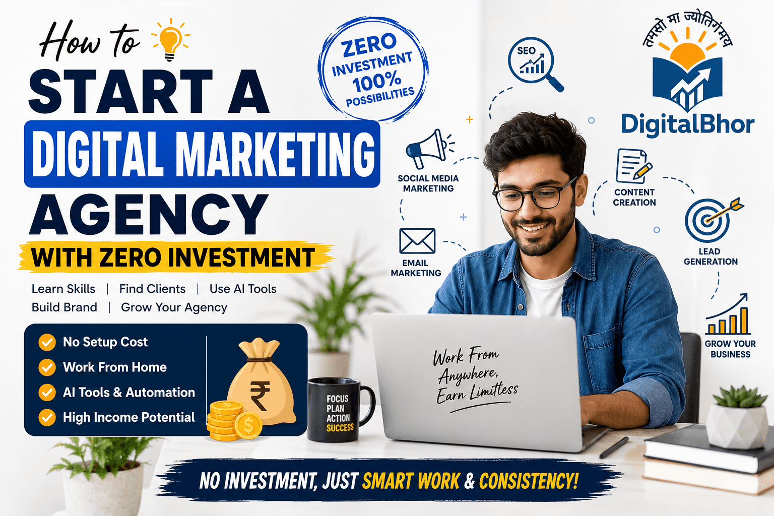 digital marketing agency with zero investment
