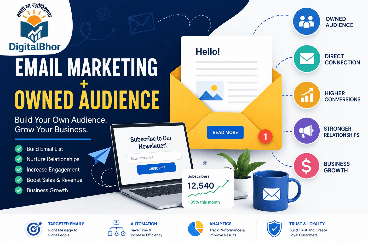 Email Marketing + Owned Audience strategy for business growth