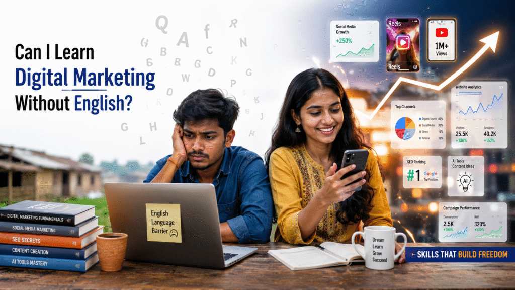 Can I Learn Digital Marketing Without English